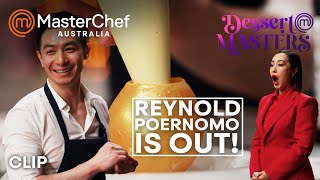 Reynold Poernomo is Out  MasterChef Australia Dessert Masters  MasterChef World [upl. by Lleunamme]