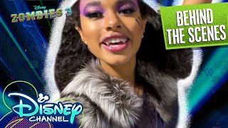 ZOMBIES 3 COSTUME FIT CHECK 🧊  ZOMBIES 3 BTS Moments  Disney Original Movie  disneychannel [upl. by Annoerb28]