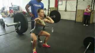 Crossfit Thruster Demo [upl. by Holmun]