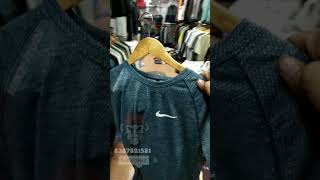 Branded Sports Wear wholesale market in Delhi tank Road  GymSports Wear Branded Tshirts collection [upl. by Gaven]