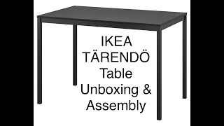 IKEA TÄRENDÖ Table Unboxing amp Assembly [upl. by Lucia]