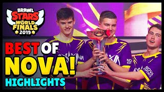 BEST of NOVA Esports  Brawl Stars World Finals Highlights  Part 1 [upl. by Madaih378]