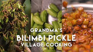 BILIMBI PICKLE  Grandmas Bilimbi pickle making  South Indian Pickle [upl. by Boorman675]