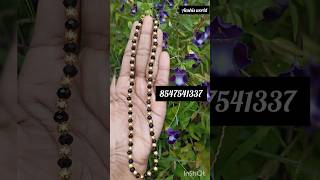 Karimani mala handmade karimani chain crystalbeedschainaccessories [upl. by Rramaj]