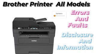 Brother Printers Error and Fault Codes Solutions Fix [upl. by Akeenahs499]