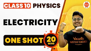 Class 10 Electricity One Shot Revision in 20 Mins  NCERT Class 10 Science Chapter12  CBSE 2024 [upl. by Bab787]