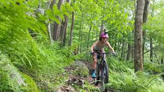 Ohiopyle Mountain Biking  McCune amp Kim Trails [upl. by Cirtemed762]