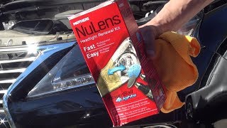 How to clean and restore your headlight back to new using Mothers Headlight Nulens Kit [upl. by Pegg682]