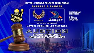 AUCTION  KATEEL PREMIER LEAGUE  2024  DUBAI [upl. by Isyak943]