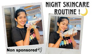 Night Skincare Routine 🌙  NON SPONSORED  skincare kalyani fyp trending [upl. by Ahsai538]