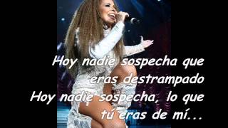 Gloria Trevi La Pasabas Bien Conmigo Letra [upl. by Nossah217]