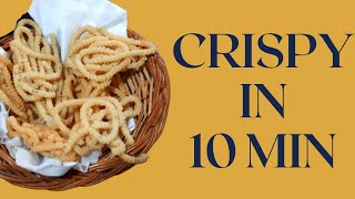 10 Minutes Instant Murukku  Murukku Recipe  Rice Flour Murukku  with Urad Dal [upl. by Buffo]