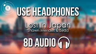 Shawn Mendes amp Zedd  Lost In Japan 8D AUDIO [upl. by Heintz]