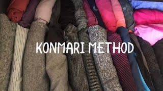 FOLDING WORKOUT CLOTHES THE MARIE KONDO WAY [upl. by Seely]