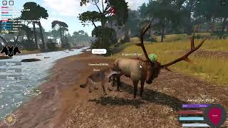 Cenozoic Survival Roblox Lone Wolf in the making of a pack leader Part 1 [upl. by Richards]