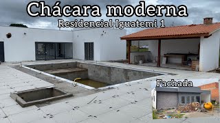 Chácara em lote de 1000m2 radier Residencial Iguatemi 01 26122022 [upl. by Ylirama]