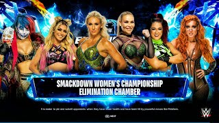 Top 6 Womens Of The quot LAST DECADEquot In Elimination Chamber Match For The Double Tittle  WWE 2k24 [upl. by Derfla]