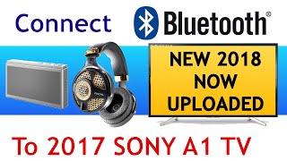 Bluetooth Headphones or Speakers with Sony TV’s [upl. by Volin606]