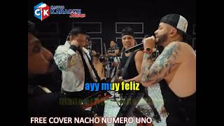 karaoke free cover nacho numero uno by castor karaoke show [upl. by Leontyne]