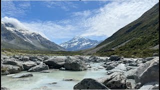 New Zealand EP 7 Aoraki  Mount Cook Hooker Valley Track [upl. by Pitts]