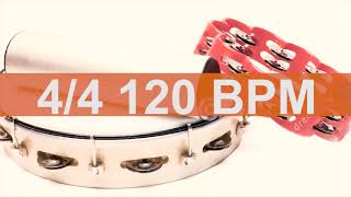 🔴 120 BPM Tambourine Metronome [upl. by Sirc]