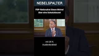 FDPNationalrat Simon Michel über die Schutzklausel in den Rahmenverträgen [upl. by Kenwee]