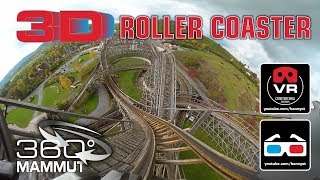 3D 4K 360° Roller Coaster  Mammut Gerstlauer Roller Coaster  VR180 Experience onride [upl. by Alurta]