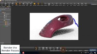 Autodesk VRed Basic Render and from 1117 using Render Passes [upl. by Kcirdde]