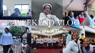 A weekend in my life  Church Family Maintenance South African YouTuber [upl. by Ecinwahs706]