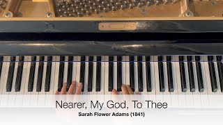 Nearer My God To Thee easy piano tutorial for beginners and kids [upl. by Cornell]