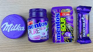 New Glitter Rainbow Lollipop Candy I Cutting ASMR asmrcompilation milka mentos [upl. by Ben]