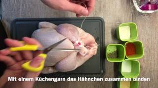 saftiges Backhähnchen aus dem Pampered Chef Ofenmeister [upl. by Hameerak22]