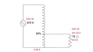 Step down auto transformer walk through [upl. by Sanson]