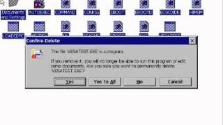 Destroying Windows CE with removing MSDOS [upl. by Delores]