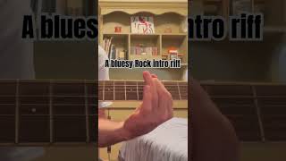 A bluesy rock intro riff  by Jason Chasse [upl. by Hartzel]