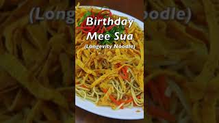 Birthday Mee Sua  Longevity Noodles Shorts [upl. by Fariss]