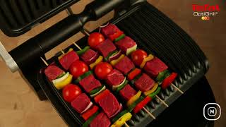 How to grill different type of ingredients  Tefal OptiGrill Smart Grill [upl. by Salba]