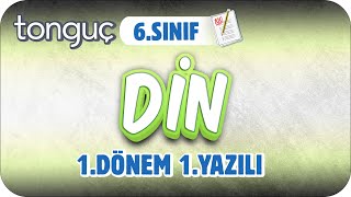 6Sınıf Din 1Dönem 1Yazılıya Hazırlık 📝 2024 [upl. by Ear]