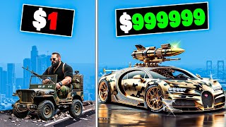 1 to 1000000 ARMY Car in GTA 5 [upl. by Infeld662]