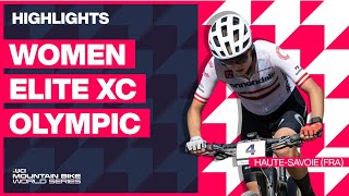 HauteSavoie  Women Elite XCO Highlights  2023 UCI MTB World Cup [upl. by Renfred823]