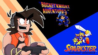 Korczak streams Rocket Knight Adventures  Sparkster Rocket Knight Adventures 2 [upl. by Weksler]