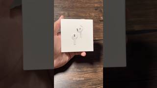 Unboxing the new Apple AirPods 4 with Noise Cancellation 🔥 [upl. by Stevie]