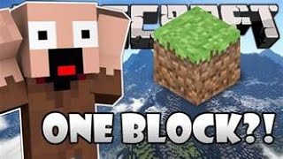 1 block skyblock episode 1 minecraft [upl. by Lambart433]