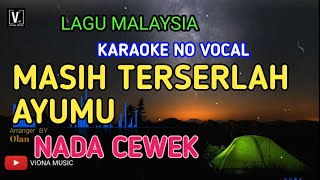 MASIH TERSERLAH AYUMU  NADA CEWEK  KARAOKE KUMPULAN EXISTS  LIRIK LAGU MALAYSIA [upl. by Connors180]