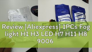 Review Aliexpress 1PCs Fog light H1 H3 LED H7 H11 H8 9006 HB4 9005 HB3 Car Headlight Bulbs LED La [upl. by Asereht]