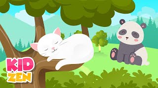 Relaxing Music For Children  Be Calm and Focused cute animals  3 Hours Extended Mix [upl. by Dualc]