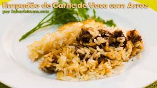 Empadão de Carne de Vaca com Arroz [upl. by Lucier]