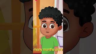 Months of the Year  Nursery Rhymes  Kids Songs  Educational Hip Hop 12 months in a year [upl. by Nali]