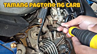 Paano magtono ng karburador  Suzuki Smash115  Basic Tips [upl. by Annaig]