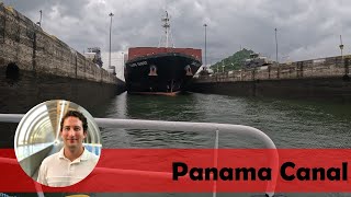 Panama Canal  Descending Pedro Miguel Locks and Boating to Miraflores Locks Time Lapse [upl. by Eteragram397]